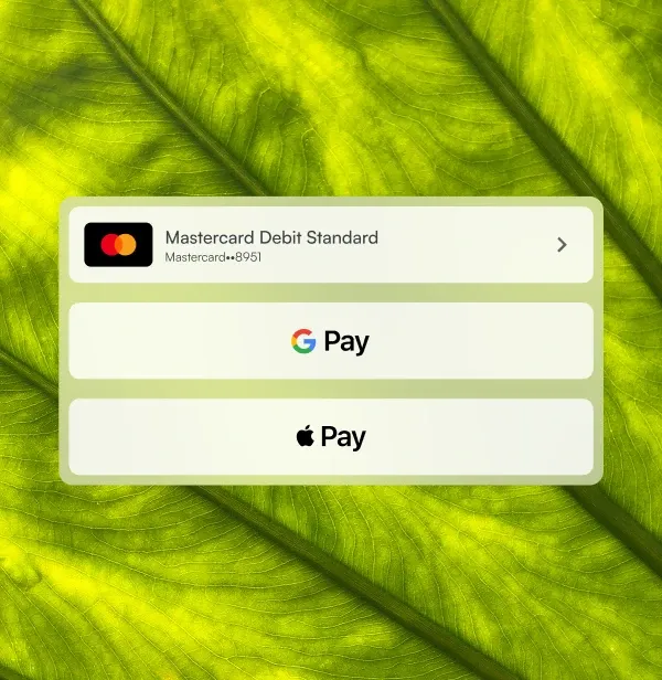 Illustration du paiement in-app sécurisé