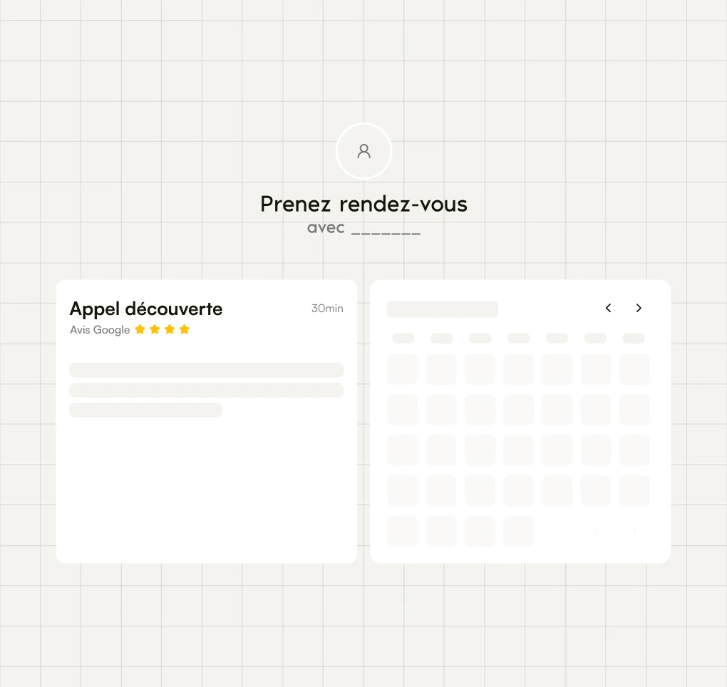 Illustration Créez votre page de réservation