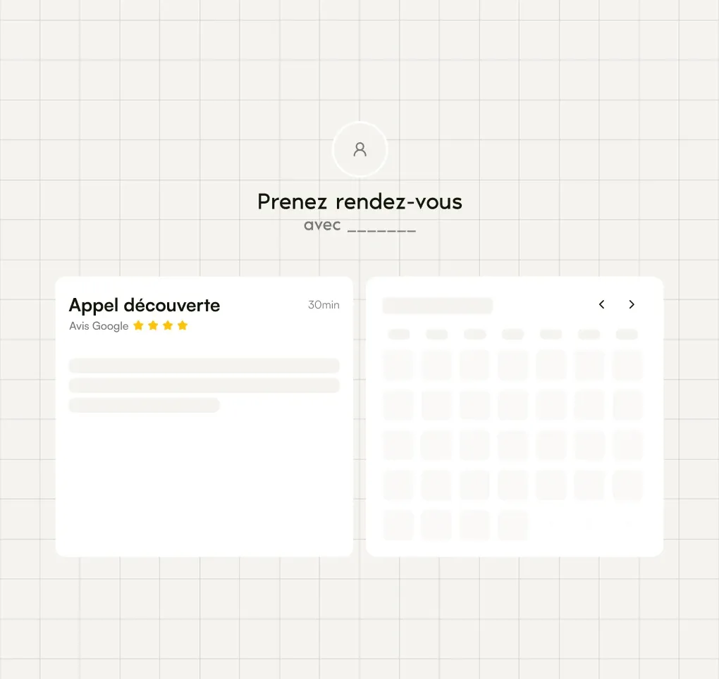 Illustration Créez votre page de réservation