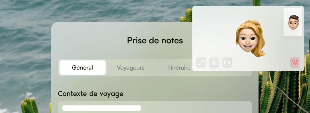 Illustration Appel et prise de notes dans WayWiz