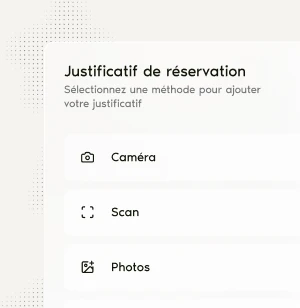 Illustration Justificatif de réservation